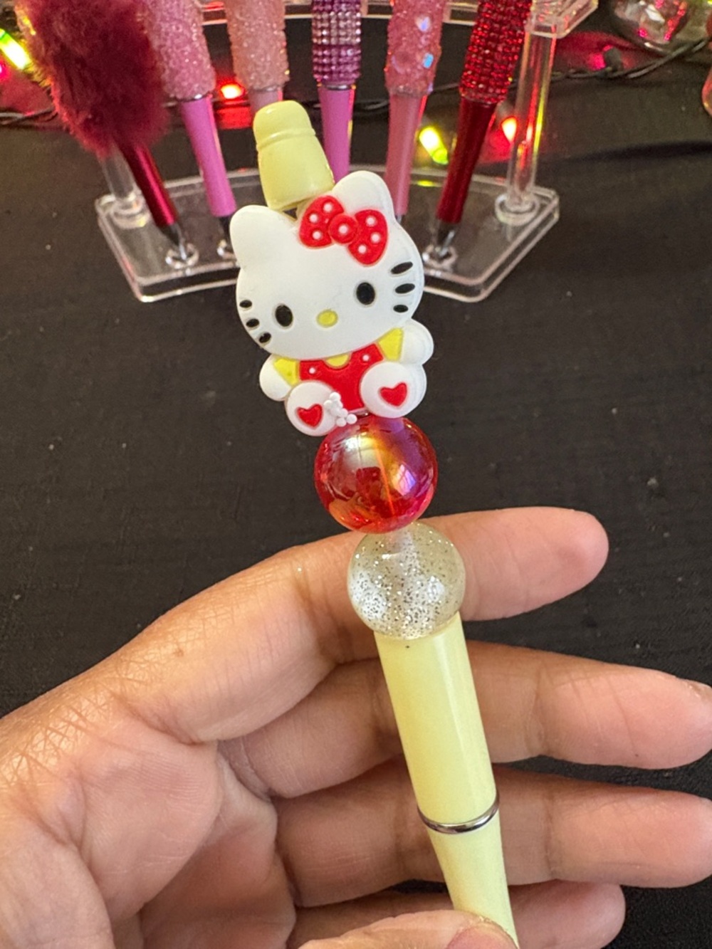 Hello Kitty Yellow, Red & White Pen